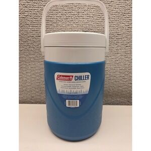Coleman Chiller 1 Gallon Water Jug Beverage Cooler Ocean Blue 2158645
